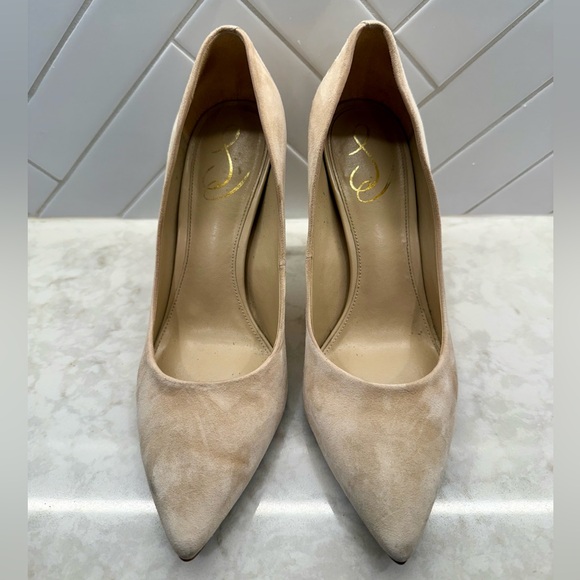 Sam Edelman Hazel Pump Beige Suede Size 9 - Picture 1 of 6